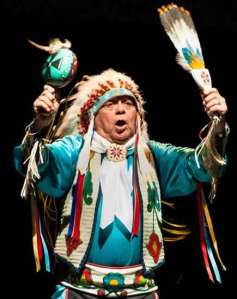Louis Mofsie does Hopi Thunder dance at TNC
